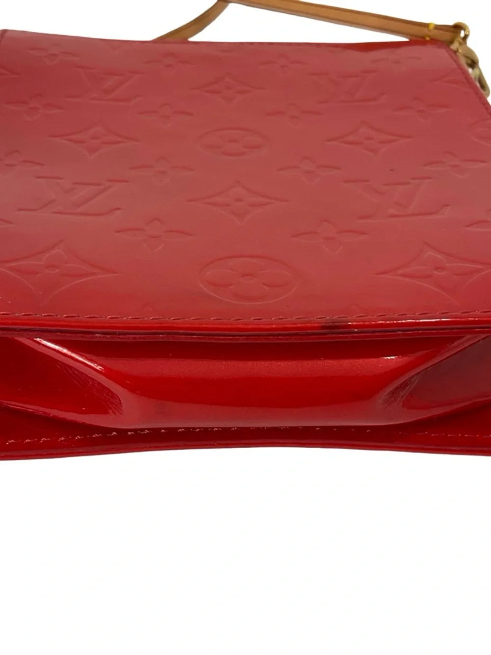 Louis Vuitton Red Monogram Vernis Mott Pochette - Picture 10 of 16
